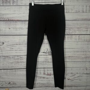 American Giant Womens Leggings USA Black Pull On Pants Ponte Knit Size 4
